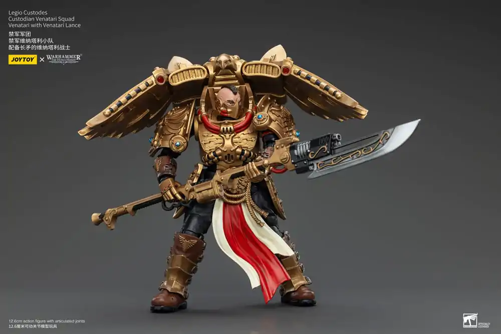 Warhammer The Horus Heresy 1/18 Legio Custodes Custodian Venatari Squad Venatari with Venatari Lance akciófigura 13 cm termékfotó