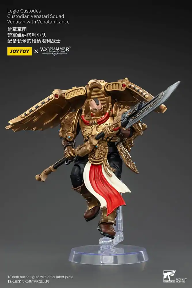 Warhammer The Horus Heresy 1/18 Legio Custodes Custodian Venatari Squad Venatari with Venatari Lance akciófigura 13 cm termékfotó