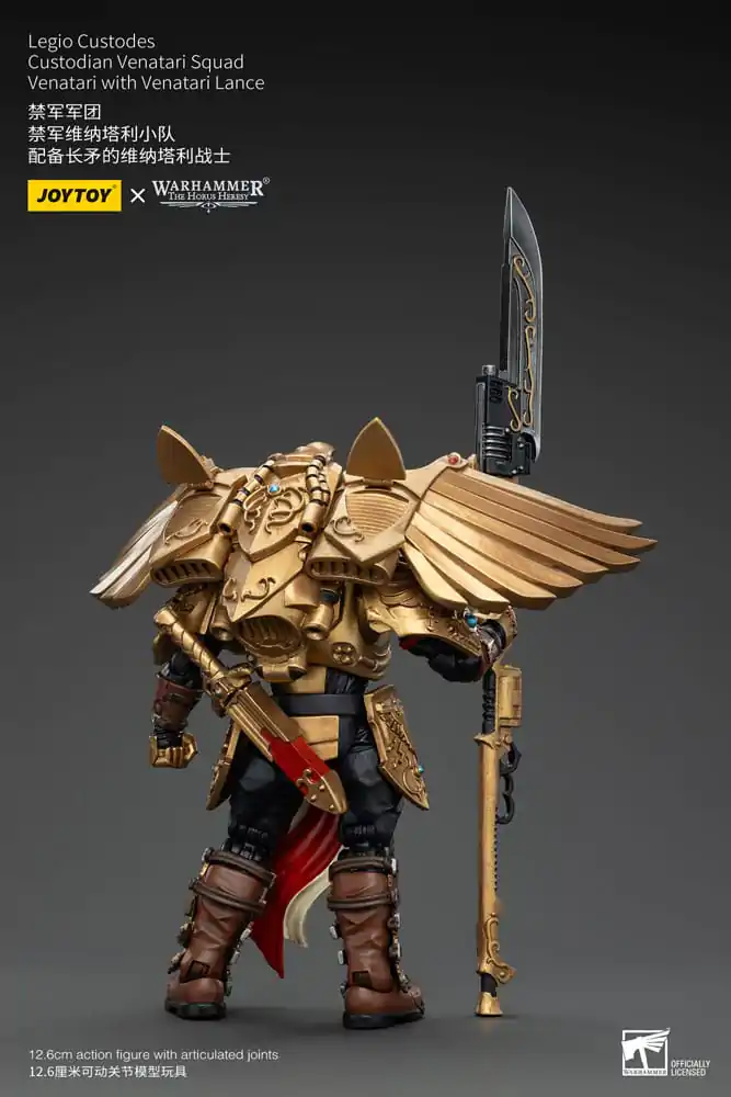 Warhammer The Horus Heresy 1/18 Legio Custodes Custodian Venatari Squad Venatari with Venatari Lance akciófigura 13 cm termékfotó