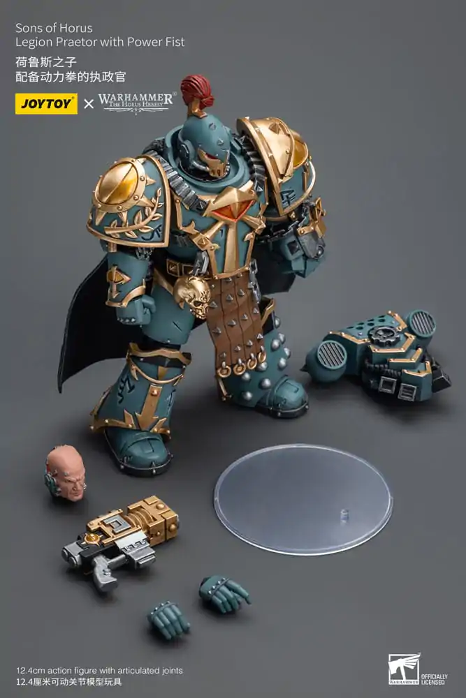 Warhammer The Horus Heresy 1/18 Legion Praetor With Power Fist akciófigura 12 cm termékfotó