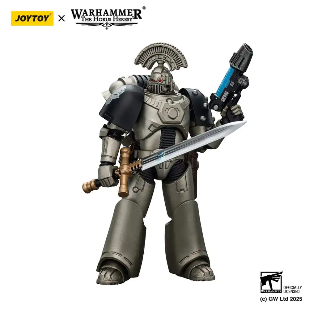 Warhammer The Horus Heresy 1/18 lron Warriors MKVI Tactical Sergeant with Power Sword and Plasma Pistol akciófigura 12 cm termékfotó