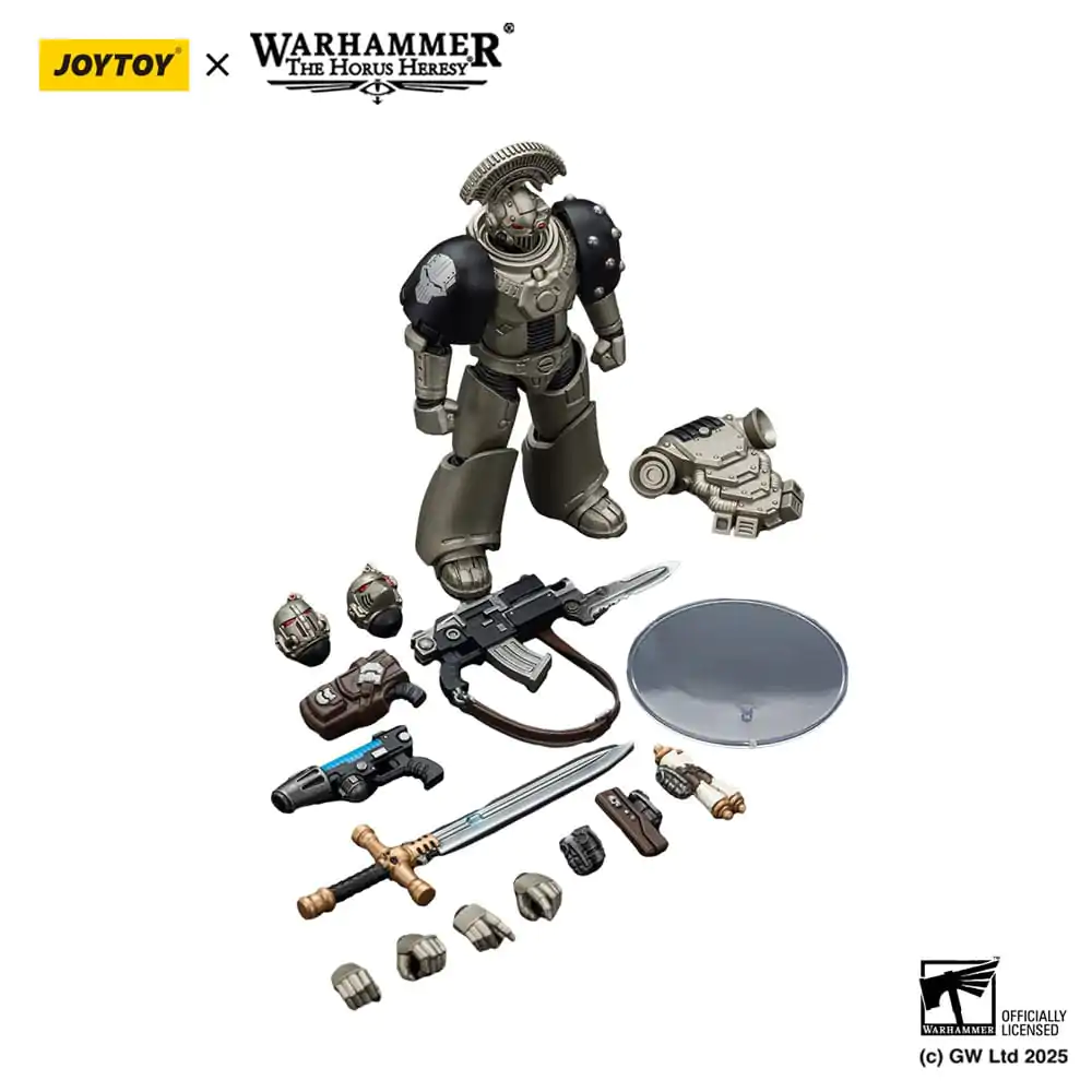 Warhammer The Horus Heresy 1/18 lron Warriors MKVI Tactical Sergeant with Power Sword and Plasma Pistol akciófigura 12 cm termékfotó