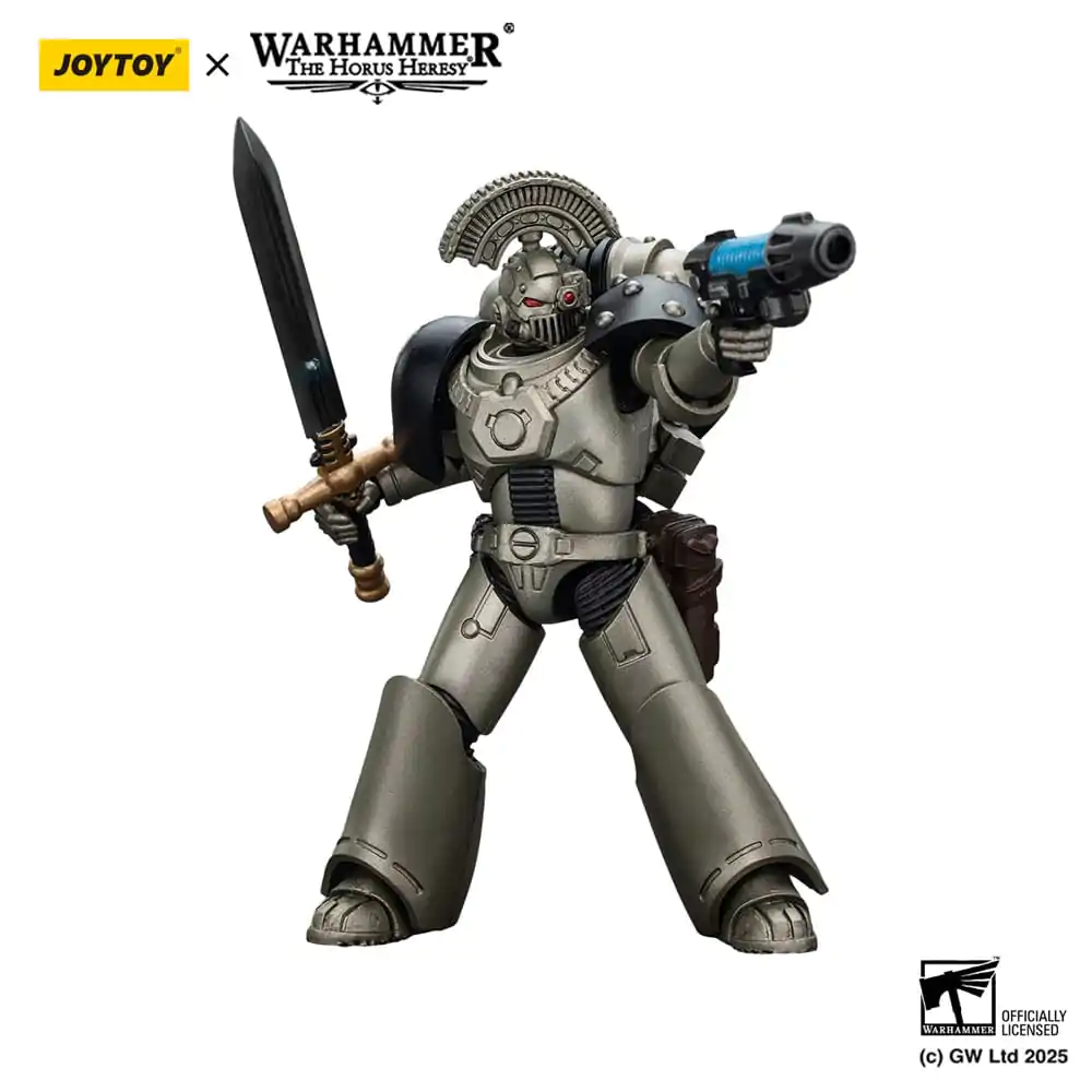 Warhammer The Horus Heresy 1/18 lron Warriors MKVI Tactical Sergeant with Power Sword and Plasma Pistol akciófigura 12 cm termékfotó
