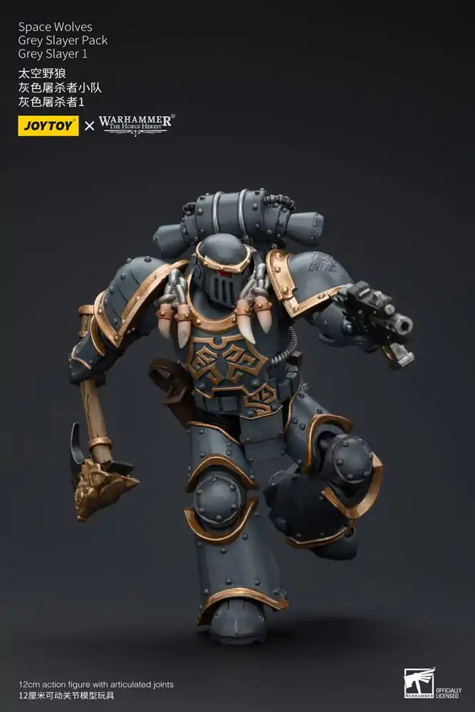 Warhammer The Horus Heresy 1/18 Space Wolves Grey Slayer Pack Grey Slayer 1 akciófigura 12 cm termékfotó