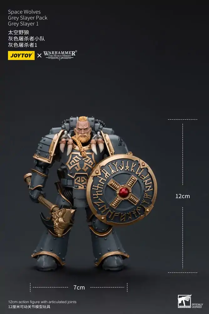 Warhammer The Horus Heresy 1/18 Space Wolves Grey Slayer Pack Grey Slayer 1 akciófigura 12 cm termékfotó