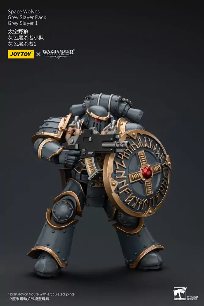 Warhammer The Horus Heresy 1/18 Space Wolves Grey Slayer Pack Grey Slayer 1 akciófigura 12 cm termékfotó