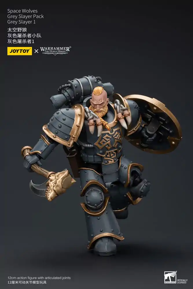 Warhammer The Horus Heresy 1/18 Space Wolves Grey Slayer Pack Grey Slayer 1 akciófigura 12 cm termékfotó