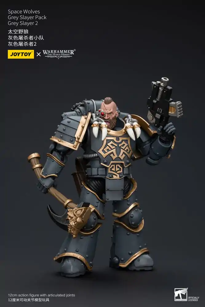 Warhammer The Horus Heresy 1/18 Space Wolves Grey Slayer Pack Grey Slayer 2 akciófigura 12 cm termékfotó