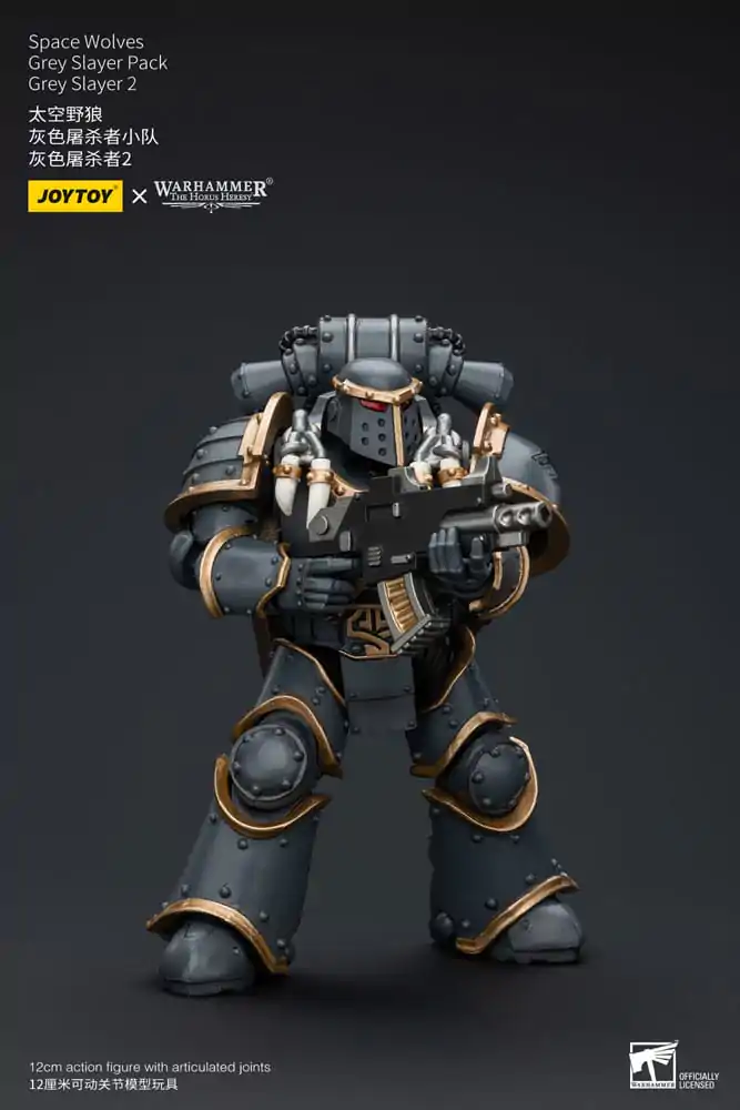 Warhammer The Horus Heresy 1/18 Space Wolves Grey Slayer Pack Grey Slayer 2 akciófigura 12 cm termékfotó