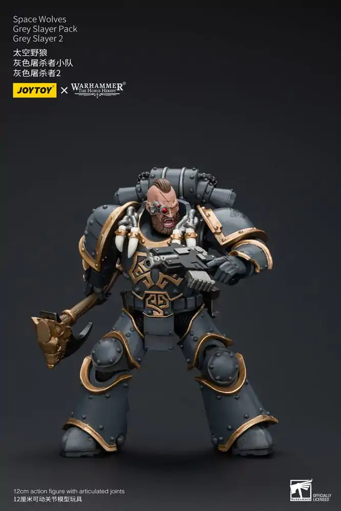 Warhammer The Horus Heresy 1/18 Space Wolves Grey Slayer Pack Grey Slayer 2 akciófigura 12 cm termékfotó