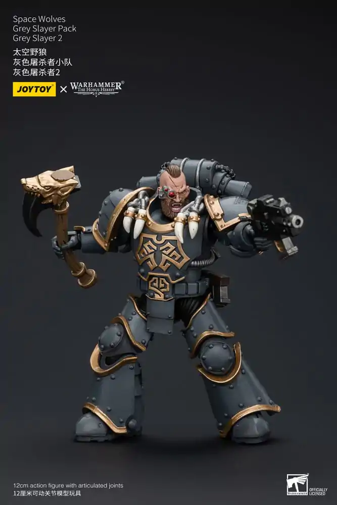 Warhammer The Horus Heresy 1/18 Space Wolves Grey Slayer Pack Grey Slayer 2 akciófigura 12 cm termékfotó