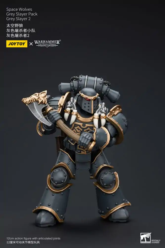 Warhammer The Horus Heresy 1/18 Space Wolves Grey Slayer Pack Grey Slayer 2 akciófigura 12 cm termékfotó