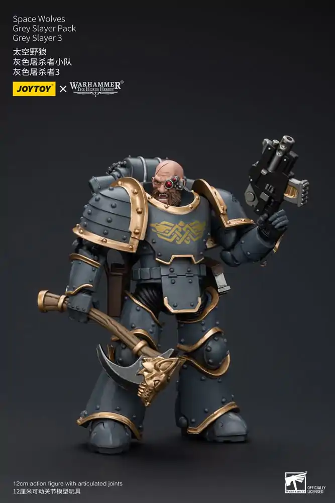 Warhammer The Horus Heresy 1/18 Space Wolves Grey Slayer Pack Grey Slayer 3 akciófigura 12 cm termékfotó