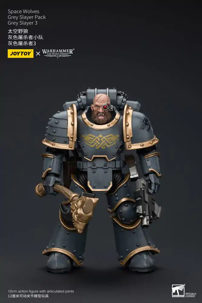 Warhammer The Horus Heresy 1/18 Space Wolves Grey Slayer Pack Grey Slayer 3 akciófigura 12 cm termékfotó