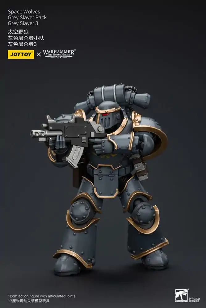 Warhammer The Horus Heresy 1/18 Space Wolves Grey Slayer Pack Grey Slayer 3 akciófigura 12 cm termékfotó