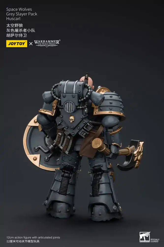 Warhammer The Horus Heresy 1/18 Space Wolves Grey Slayer Pack Huscarl akciófigura 12 cm termékfotó