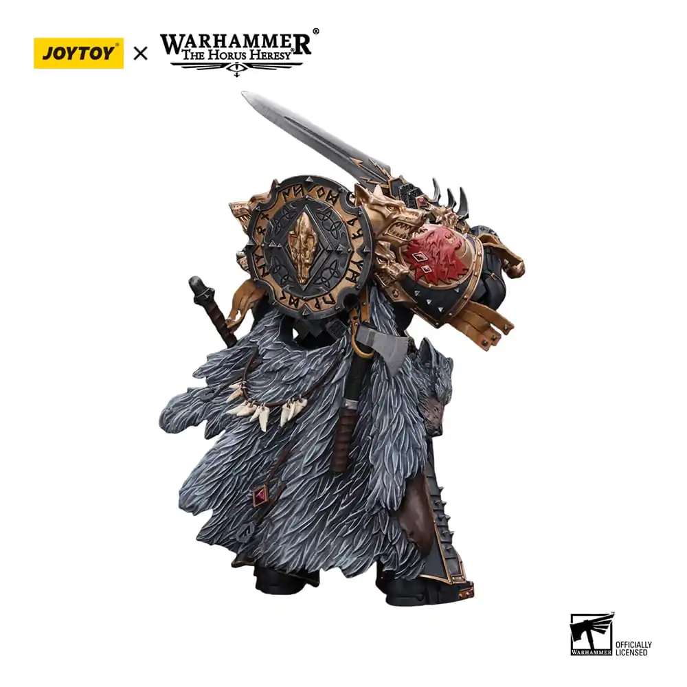 Warhammer The Horus Heresy 1/18 Space Wolves Leman Russ Primarch of the VIth Legion akciófigura 12 cm termékfotó