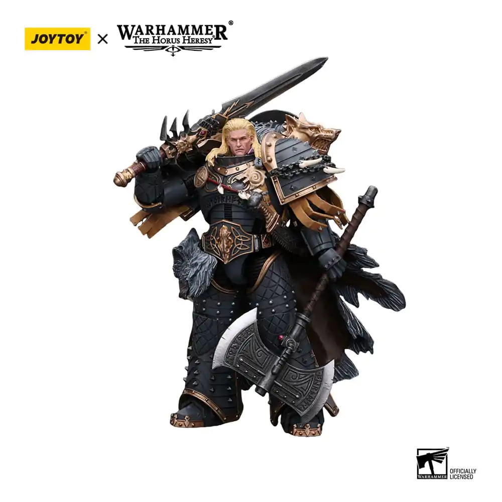 Warhammer The Horus Heresy 1/18 Space Wolves Leman Russ Primarch of the VIth Legion akciófigura 12 cm termékfotó