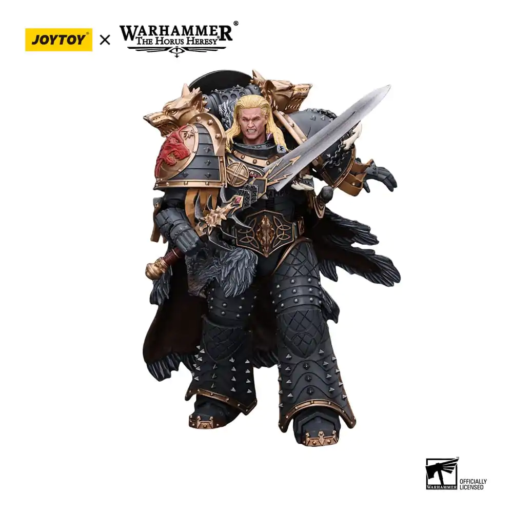 Warhammer The Horus Heresy 1/18 Space Wolves Leman Russ Primarch of the VIth Legion akciófigura 12 cm termékfotó