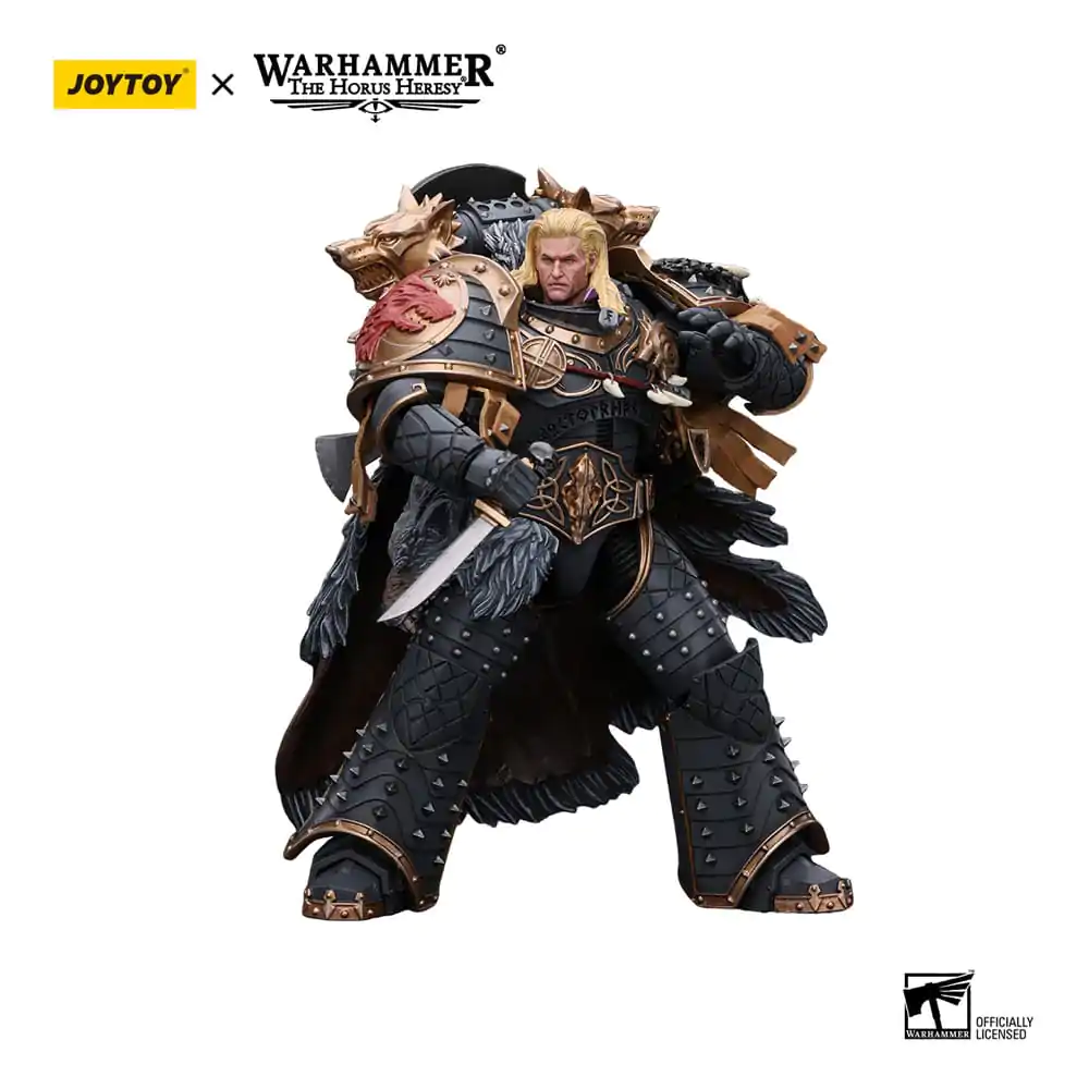 Warhammer The Horus Heresy 1/18 Space Wolves Leman Russ Primarch of the VIth Legion akciófigura 12 cm termékfotó