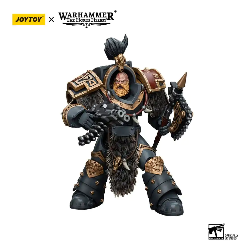 Warhammer The Horus Heresy 1/18 Space Wolves Varagyr Wolf Guard Squad Varagyr Terminator 3 akciófigura 12 cm termékfotó