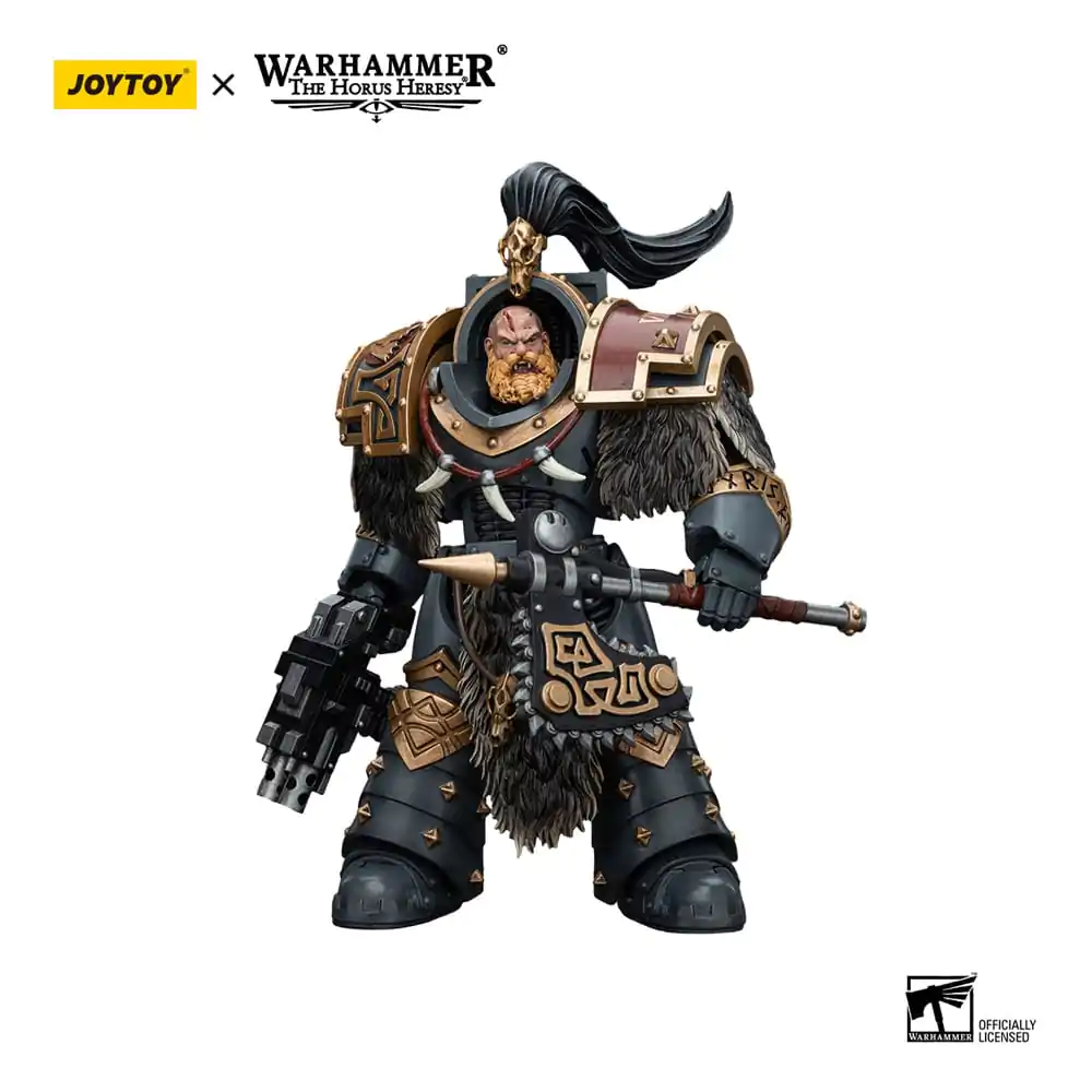 Warhammer The Horus Heresy 1/18 Space Wolves Varagyr Wolf Guard Squad Varagyr Terminator 3 akciófigura 12 cm termékfotó