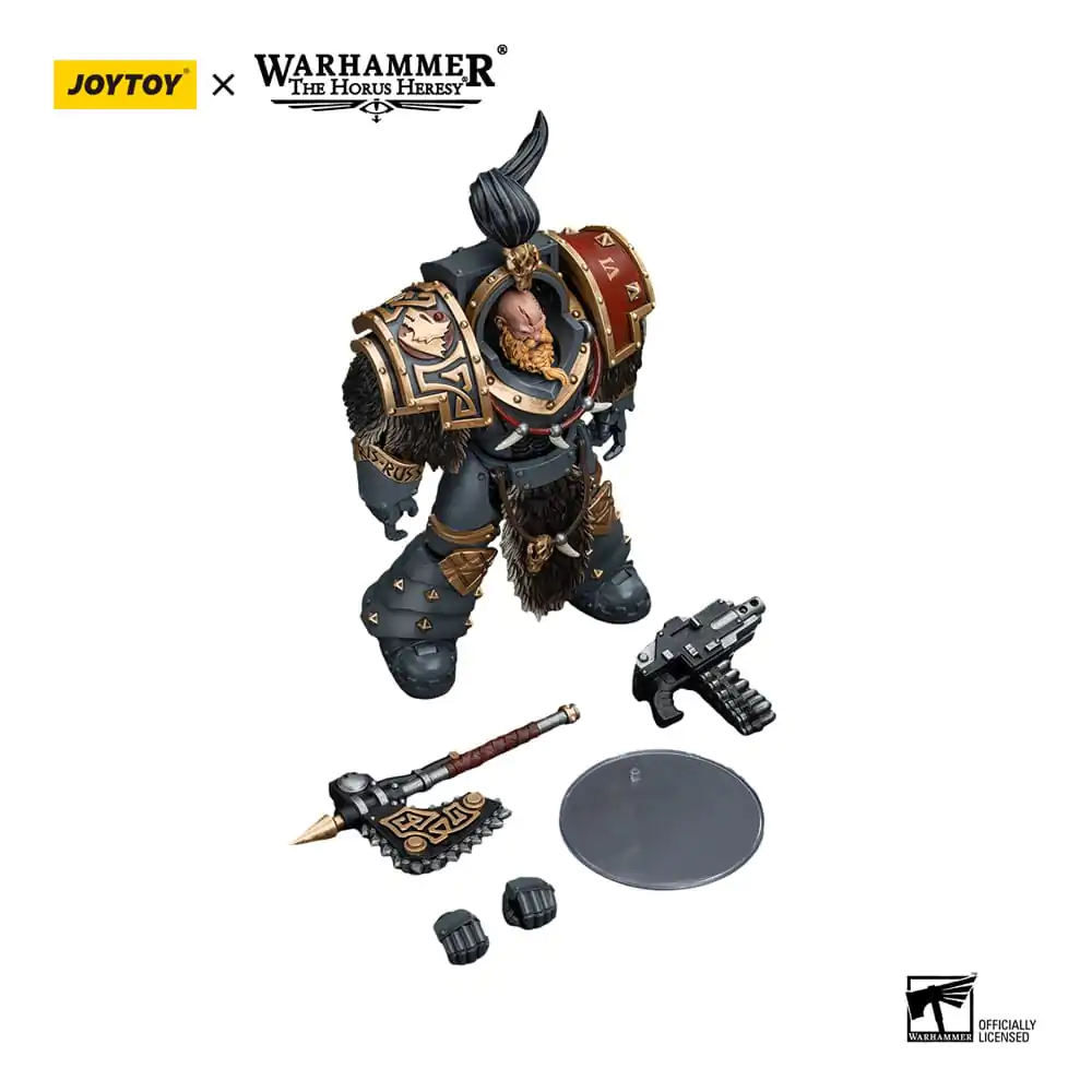 Warhammer The Horus Heresy 1/18 Space Wolves Varagyr Wolf Guard Squad Varagyr Terminator 3 akciófigura 12 cm termékfotó