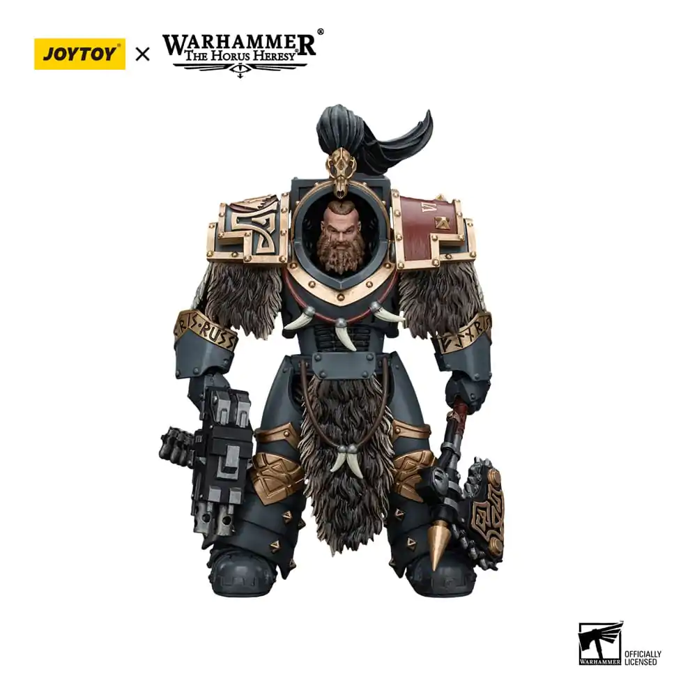 Warhammer The Horus Heresy 1/18 Space Wolves Varagyr Wolf Guard Squad Varagyr Terminator 4 akciófigura 12 cm termékfotó