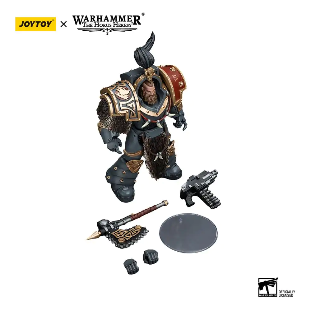 Warhammer The Horus Heresy 1/18 Space Wolves Varagyr Wolf Guard Squad Varagyr Terminator 4 akciófigura 12 cm termékfotó