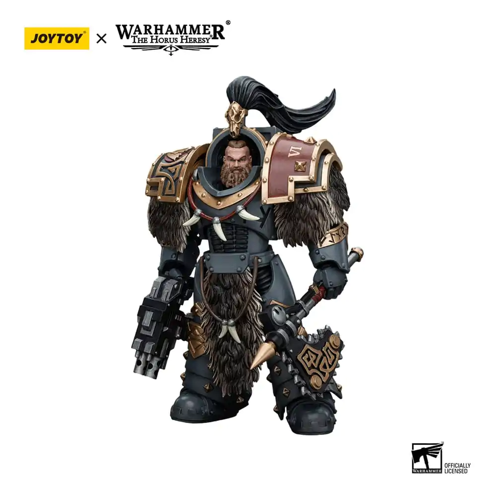 Warhammer The Horus Heresy 1/18 Space Wolves Varagyr Wolf Guard Squad Varagyr Terminator 4 akciófigura 12 cm termékfotó