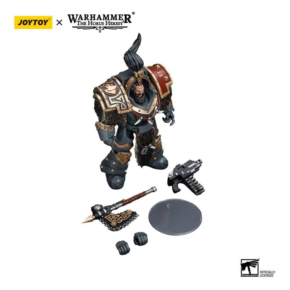 Warhammer The Horus Heresy 1/18 Space Wolves Varagyr Wolf Guard Squad Varagyr Thegn akciófigura 12 cm termékfotó