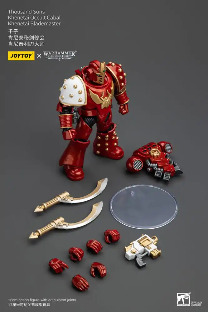 Warhammer The Horus Heresy 1/18 Thousand Sons Khenetai Occult Cabal Khenetai Blademaster akciófigura 12 cm termékfotó