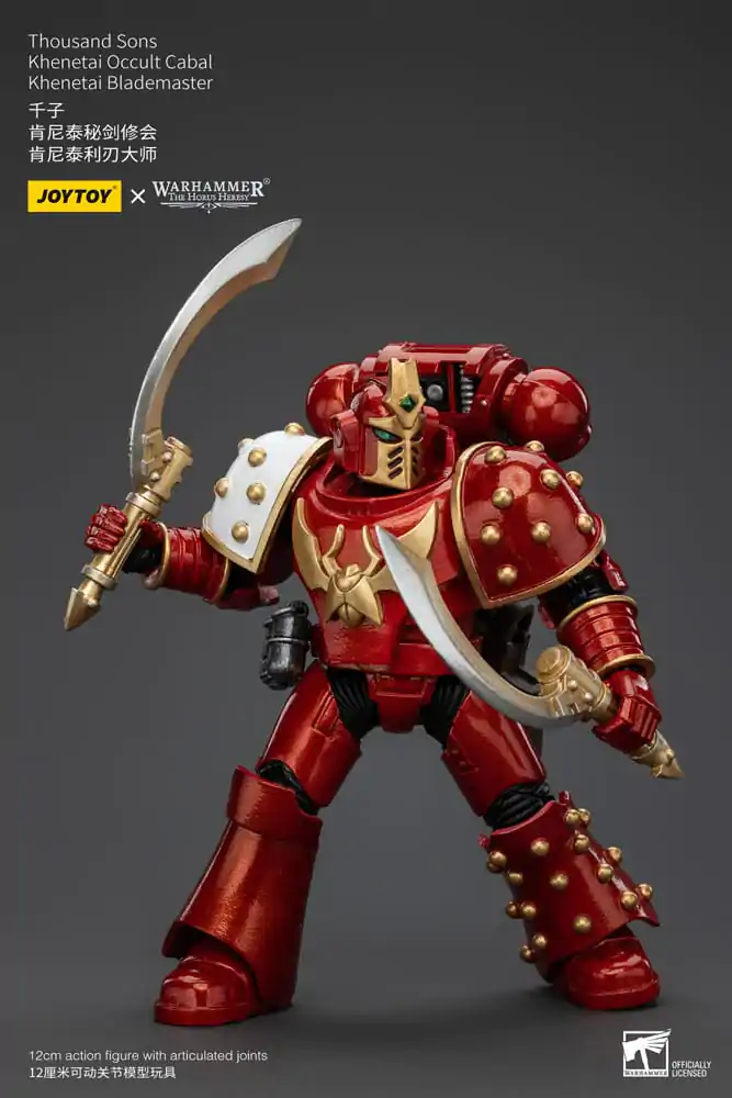 Warhammer The Horus Heresy 1/18 Thousand Sons Khenetai Occult Cabal Khenetai Blademaster akciófigura 12 cm termékfotó