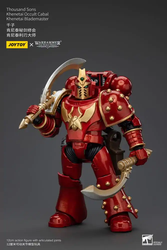 Warhammer The Horus Heresy 1/18 Thousand Sons Khenetai Occult Cabal Khenetai Blademaster akciófigura 12 cm termékfotó