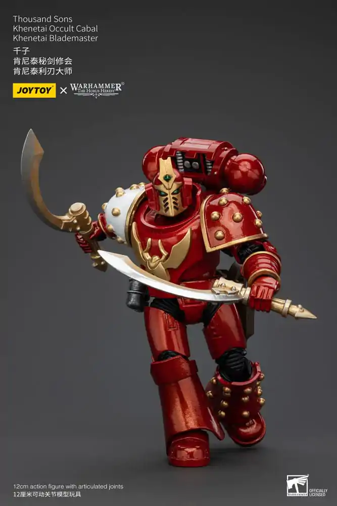 Warhammer The Horus Heresy 1/18 Thousand Sons Khenetai Occult Cabal Khenetai Blademaster akciófigura 12 cm termékfotó