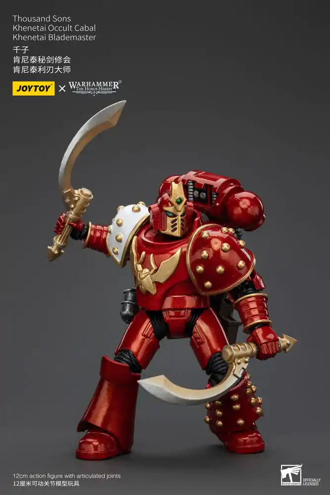 Warhammer The Horus Heresy 1/18 Thousand Sons Khenetai Occult Cabal Khenetai Blademaster akciófigura 12 cm termékfotó