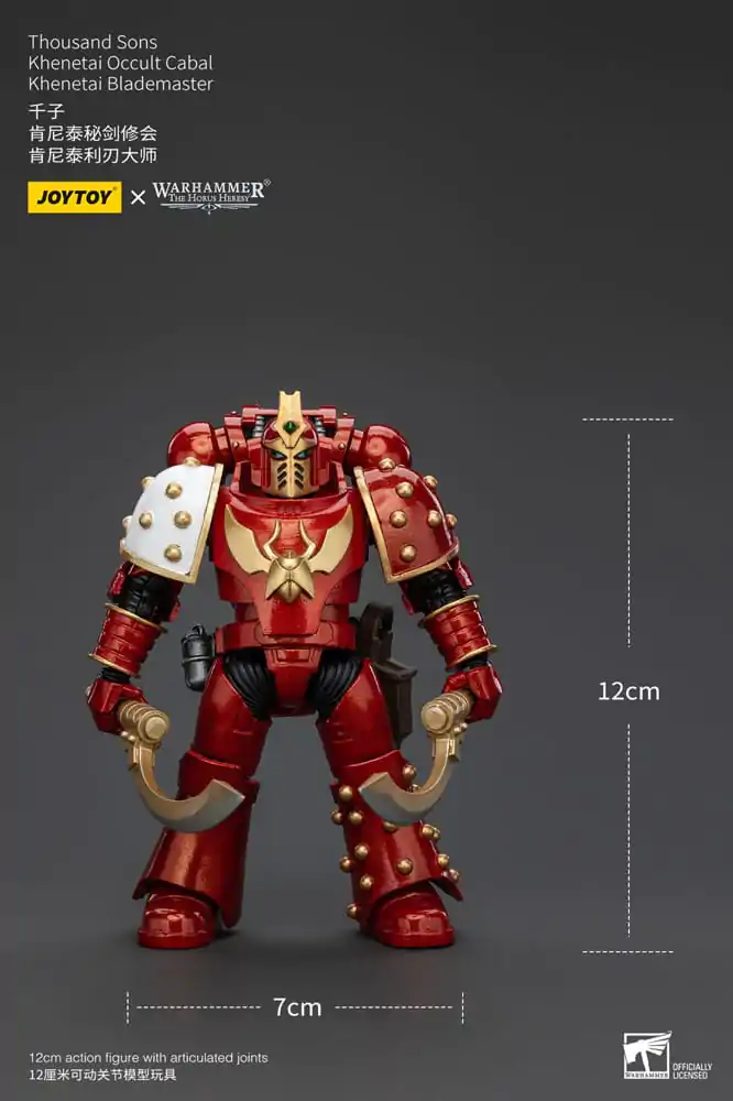 Warhammer The Horus Heresy 1/18 Thousand Sons Khenetai Occult Cabal Khenetai Blademaster akciófigura 12 cm termékfotó