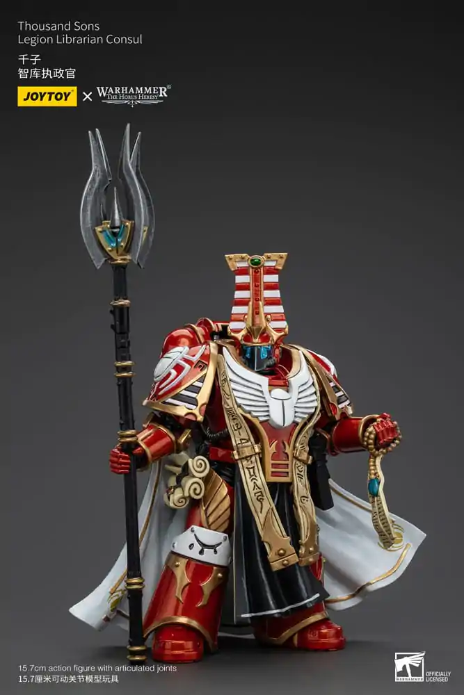 Warhammer The Horus Heresy 1/18 Thousand Sons Legion Librarian Consut akciófigura 16 cm termékfotó