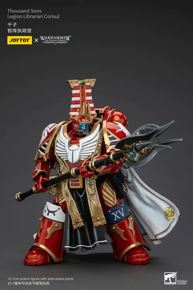 Warhammer The Horus Heresy 1/18 Thousand Sons Legion Librarian Consut akciófigura 16 cm termékfotó