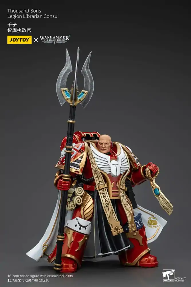 Warhammer The Horus Heresy 1/18 Thousand Sons Legion Librarian Consut akciófigura 16 cm termékfotó