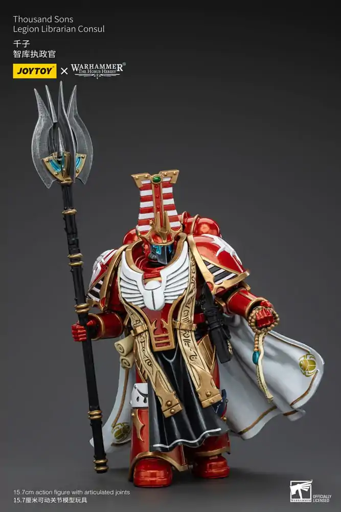 Warhammer The Horus Heresy 1/18 Thousand Sons Legion Librarian Consut akciófigura 16 cm termékfotó