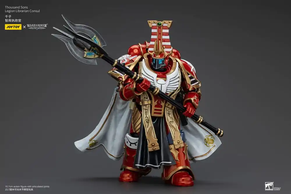 Warhammer The Horus Heresy 1/18 Thousand Sons Legion Librarian Consut akciófigura 16 cm termékfotó