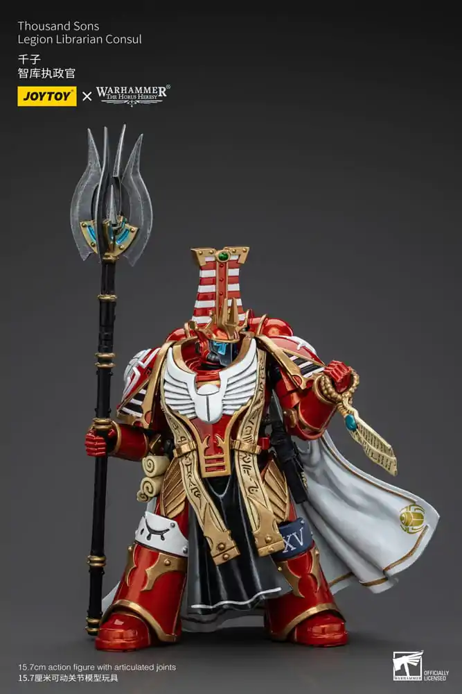 Warhammer The Horus Heresy 1/18 Thousand Sons Legion Librarian Consut akciófigura 16 cm termékfotó