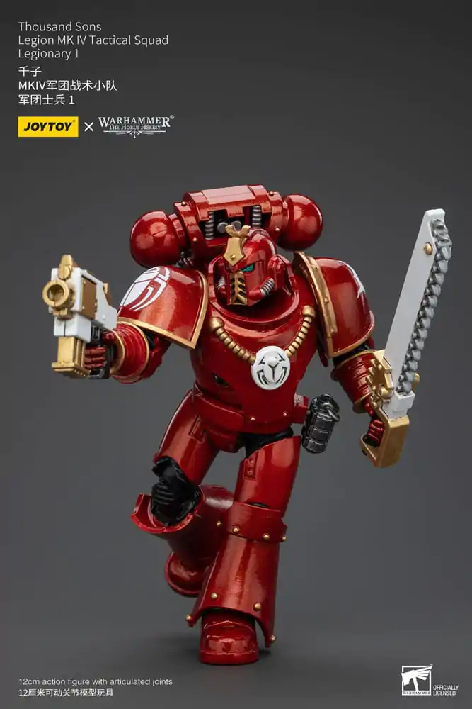 Warhammer The Horus Heresy 1/18 Thousand Sons Legion MK IV Tactical Squad Legionary 1 akciófigura 12 cm termékfotó