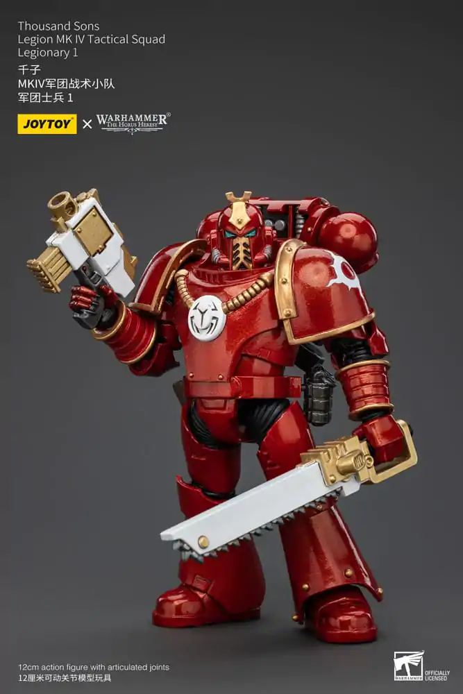 Warhammer The Horus Heresy 1/18 Thousand Sons Legion MK IV Tactical Squad Legionary 1 akciófigura 12 cm termékfotó