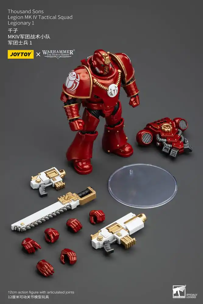 Warhammer The Horus Heresy 1/18 Thousand Sons Legion MK IV Tactical Squad Legionary 1 akciófigura 12 cm termékfotó