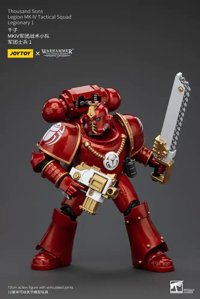 Warhammer The Horus Heresy 1/18 Thousand Sons Legion MK IV Tactical Squad Legionary 1 akciófigura 12 cm termékfotó