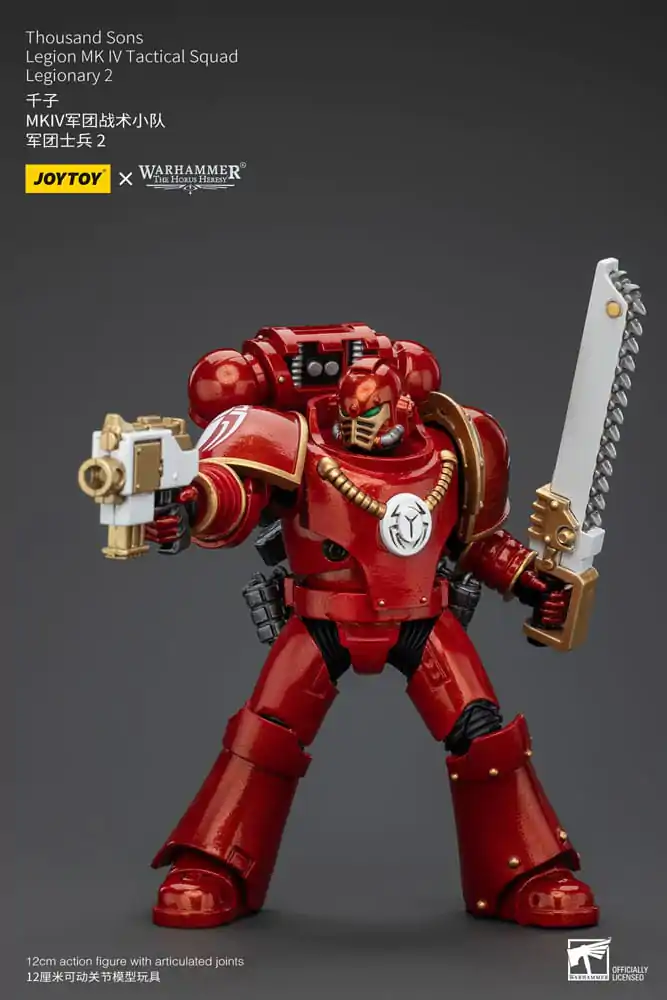 Warhammer The Horus Heresy 1/18 Thousand Sons Legion MK IV Tactical Squad Legionary 2 akciófigura 12 cm termékfotó