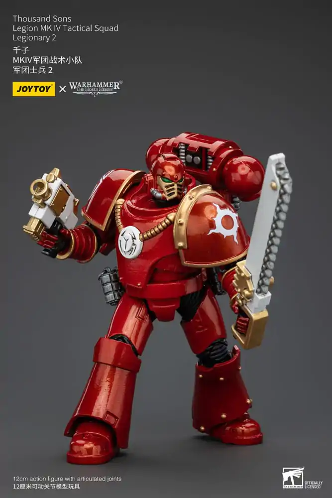 Warhammer The Horus Heresy 1/18 Thousand Sons Legion MK IV Tactical Squad Legionary 2 akciófigura 12 cm termékfotó