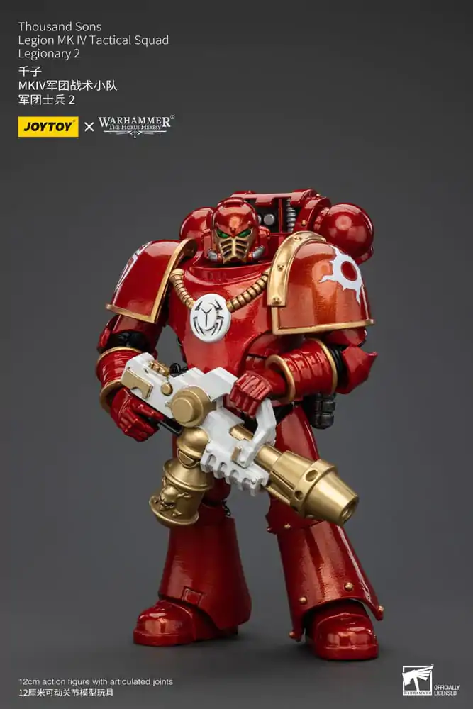 Warhammer The Horus Heresy 1/18 Thousand Sons Legion MK IV Tactical Squad Legionary 2 akciófigura 12 cm termékfotó